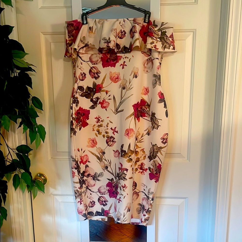 Floral Off-Shoulder Dress
